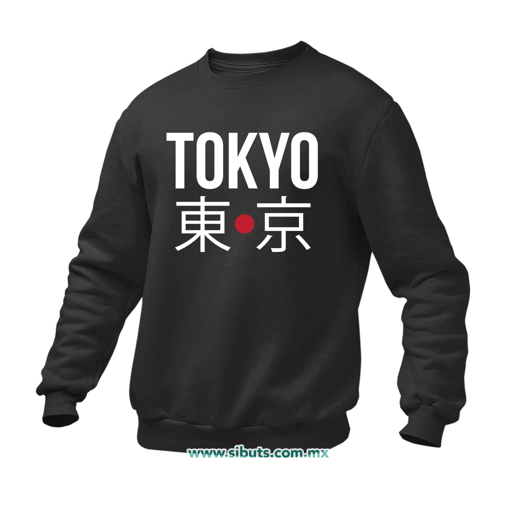 Sudadera Hombre Cuello Redondo Tokyo Japón