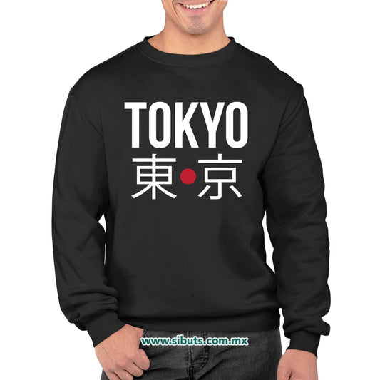 Sudadera Hombre Cuello Redondo Tokyo Japón