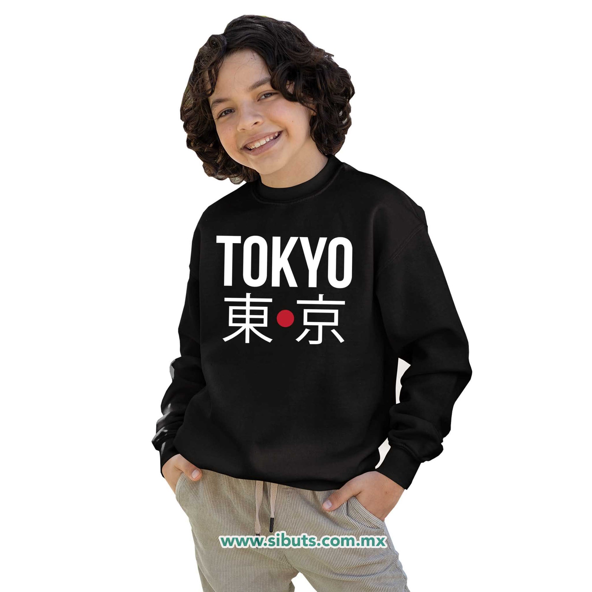Sudadera Niña Cuello Redondo Tokyo Japón