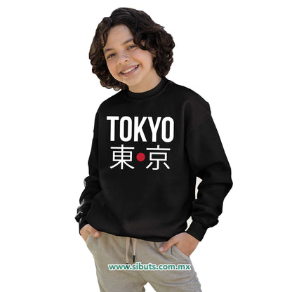 Sudadera Niña Cuello Redondo Tokyo Japón