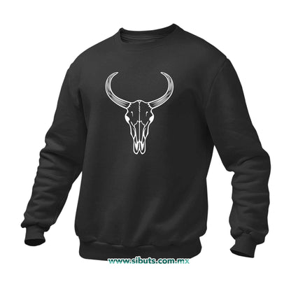 Sudadera Hombre Cuello Redondo Toro Silueta
