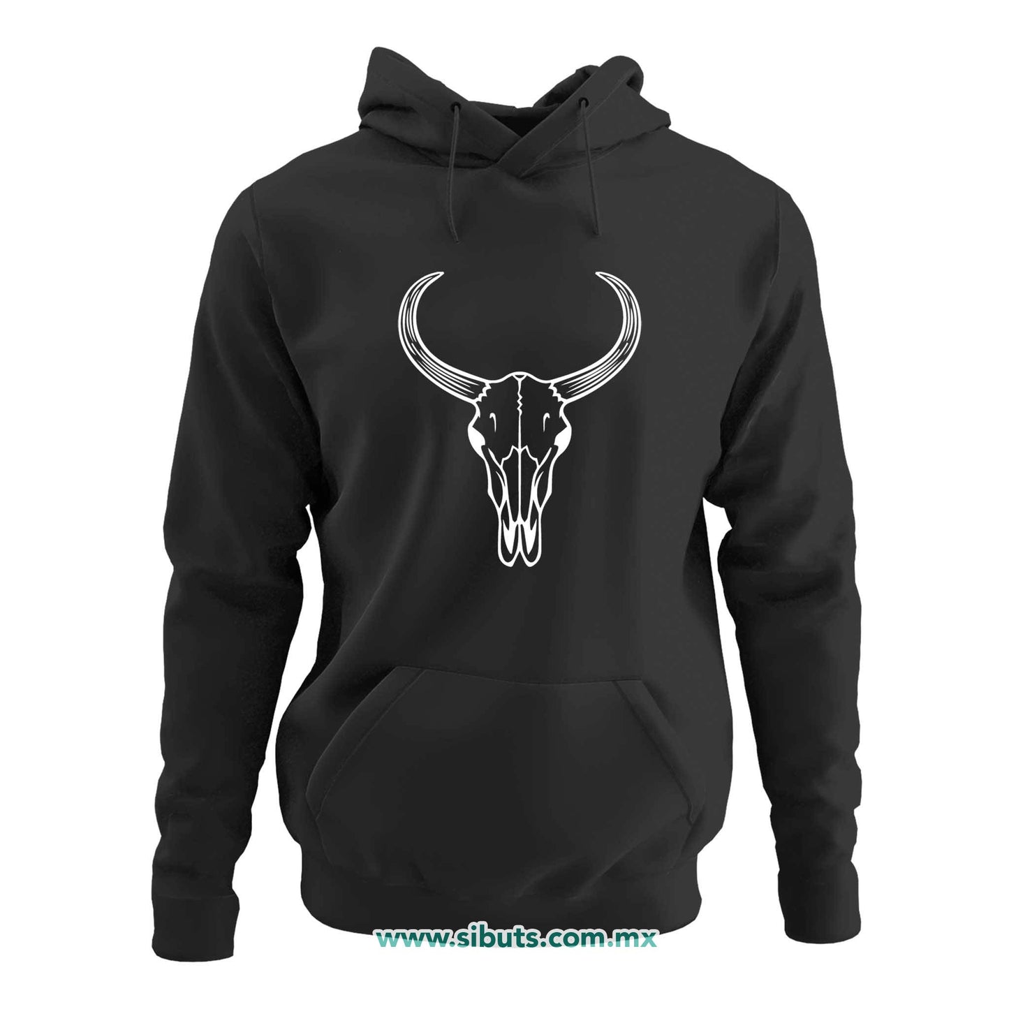 Sudadera Mujer Gorro Toro Silueta
