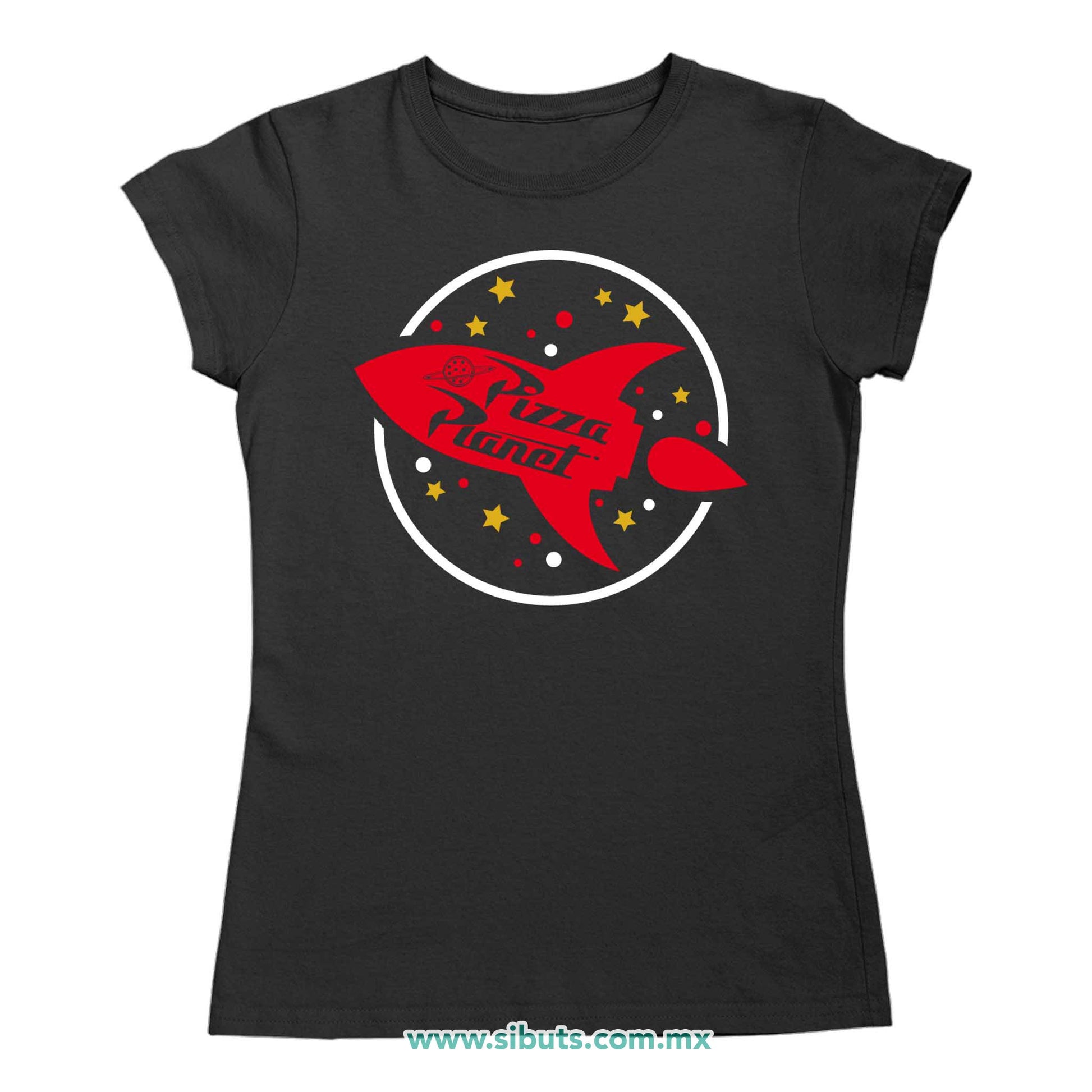Playera Mujer Toy Story Pizza Planet