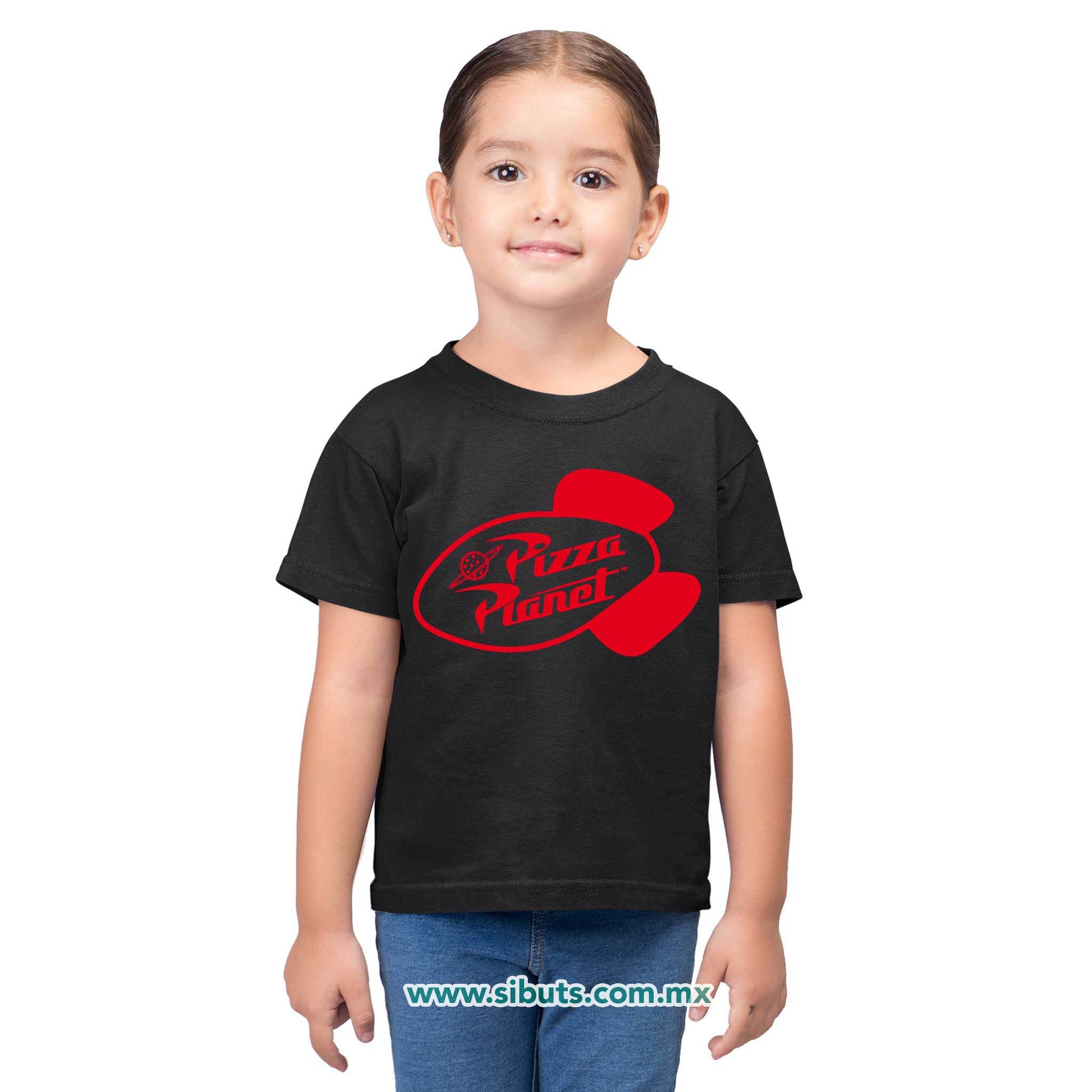 Playera Niño Toy Story Pizza Planet Rojo