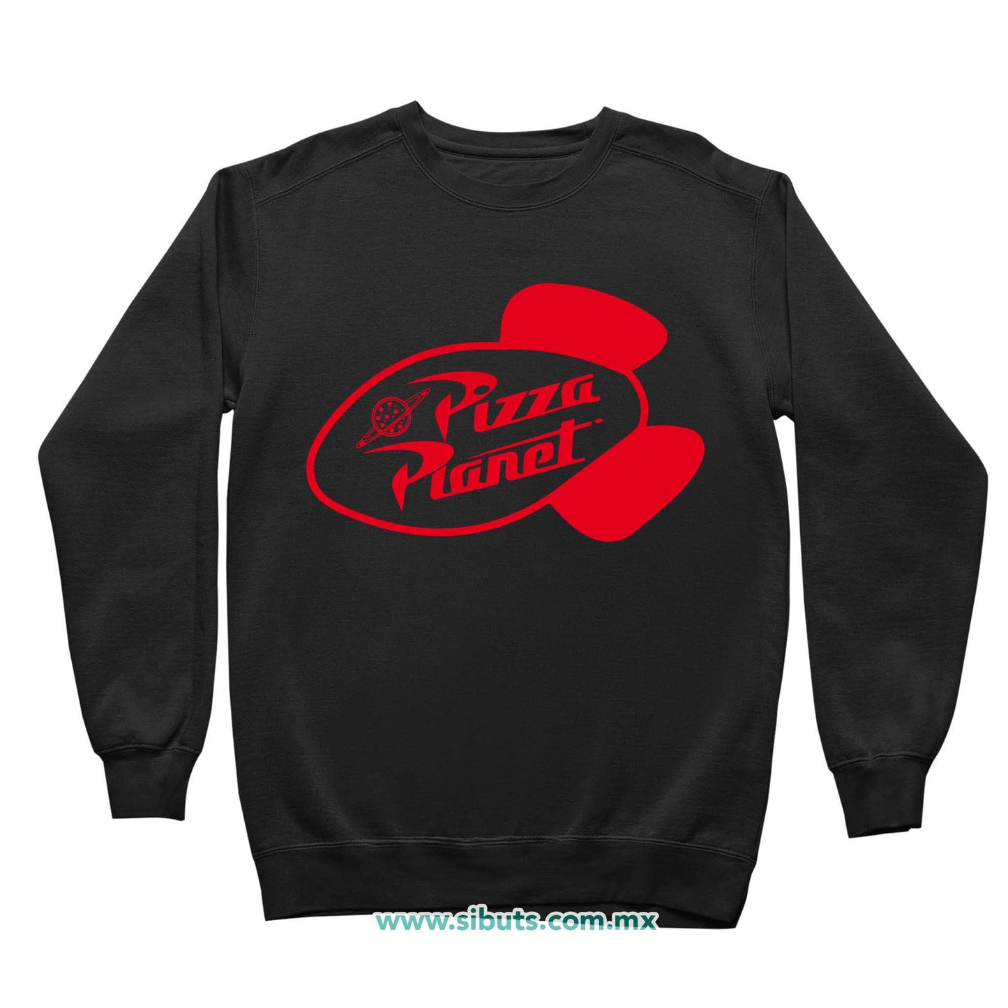 Sudadera Niño Cuello Redondo Toy Story Pizza Planet Rojo