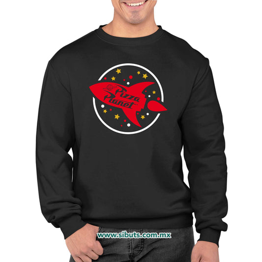 Sudadera Hombre Cuello Redondo Toy Story Pizza Planet