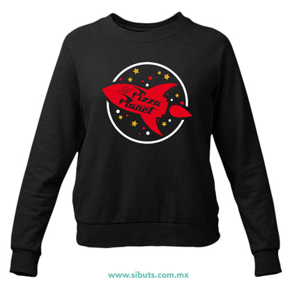 Sudadera Mujer Cuello Redondo Toy Story Pizza Planet