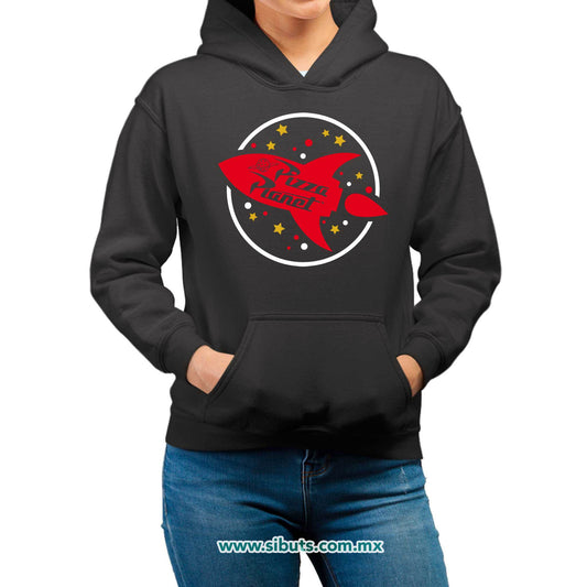 Sudadera Mujer Gorro Toy Story Pizza Planet