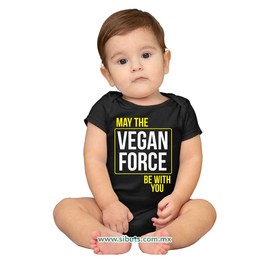 Pañalero Bebé May The Vegan Force Be With You Vegano