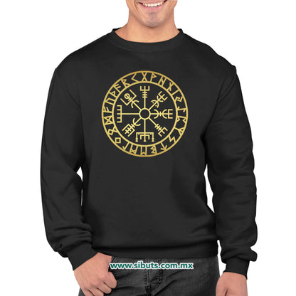 Sudadera Hombre Cuello Redondo Serie Vikingos