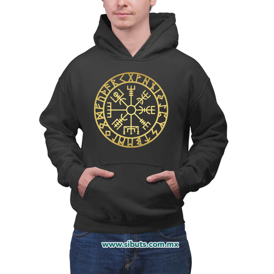 Sudadera Hombre Gorro Serie Vikingos