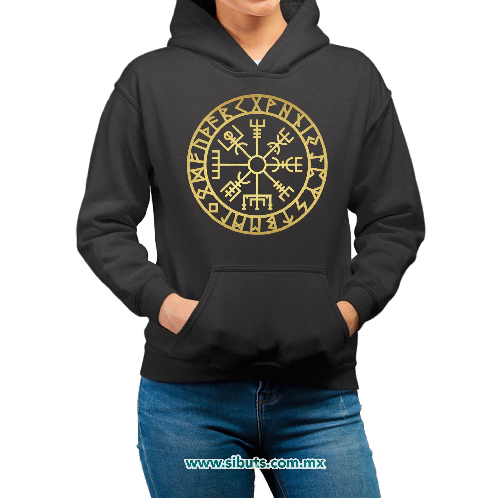 Sudadera Mujer Gorro Serie Vikingos