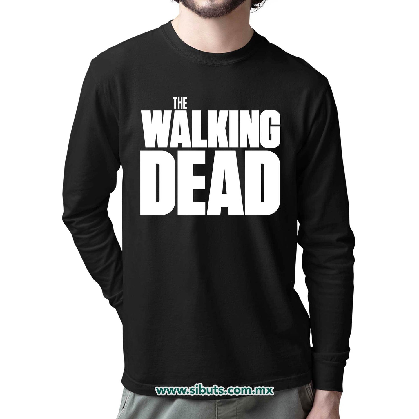 Playera Hombre Manga Larga The Walking Dead