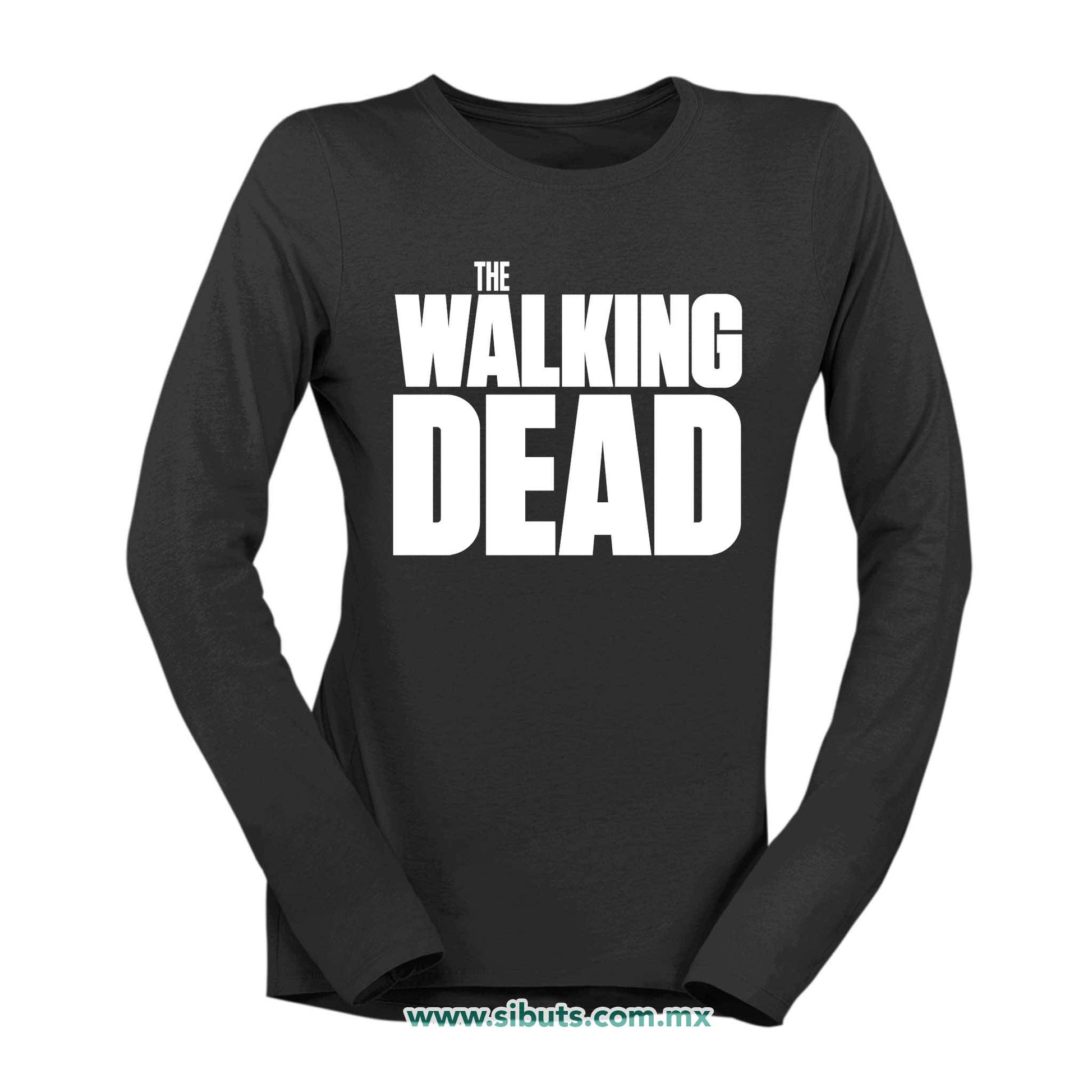 Playera Mujer Manga Larga The Walking Dead
