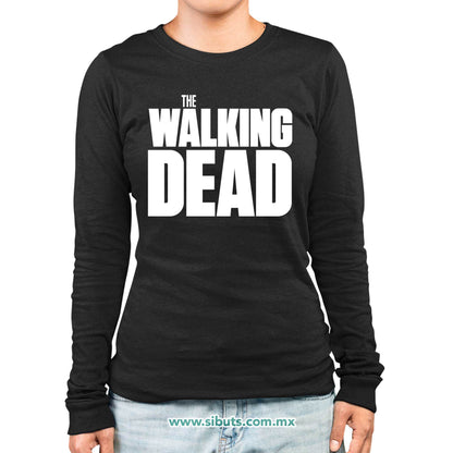 Playera Mujer Manga Larga The Walking Dead