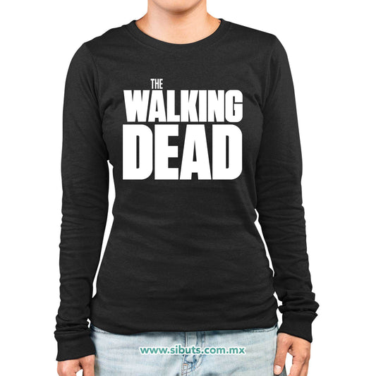 Playera Mujer Manga Larga The Walking Dead