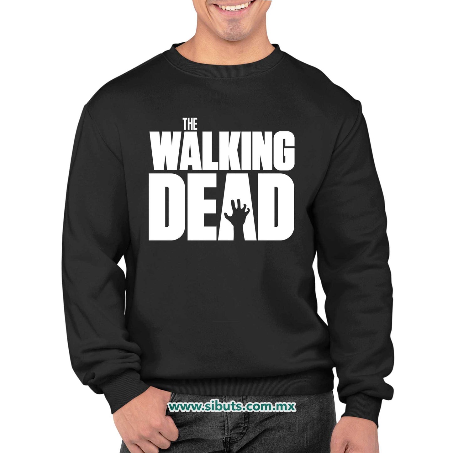 Sudadera Hombre Cuello Redondo The Walking Dead Zombie
