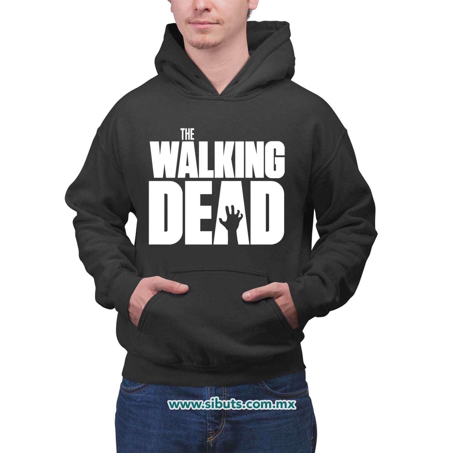 Sudadera Hombre Gorro The Walking Dead Zombie