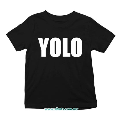 Playera Niño Frase Yolo