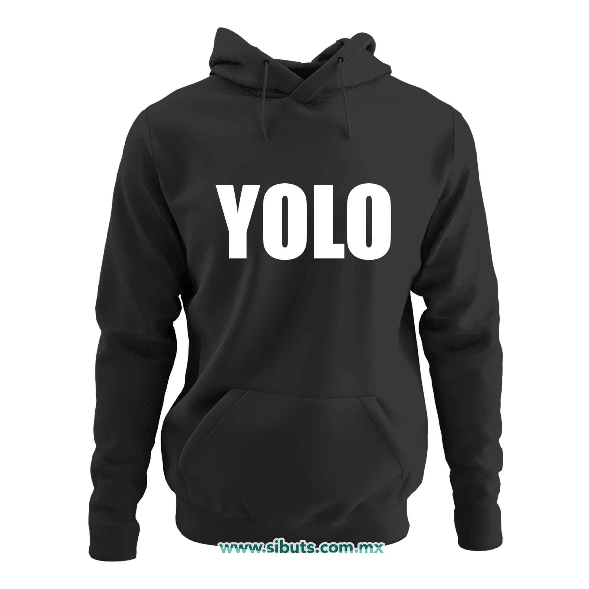 Sudadera Mujer Gorro Frase Yolo