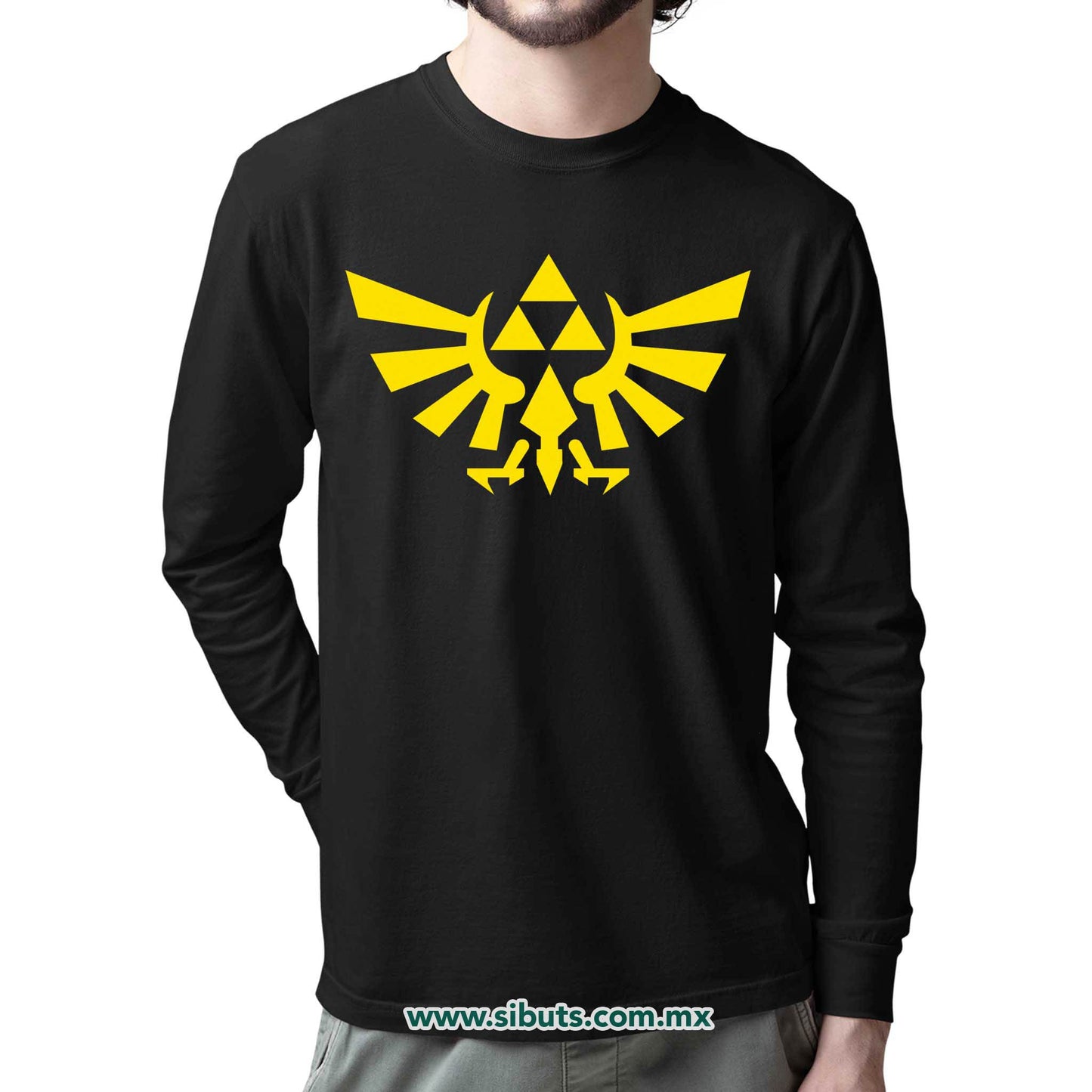 Playera Hombre Manga Larga The Legend Of Zelda