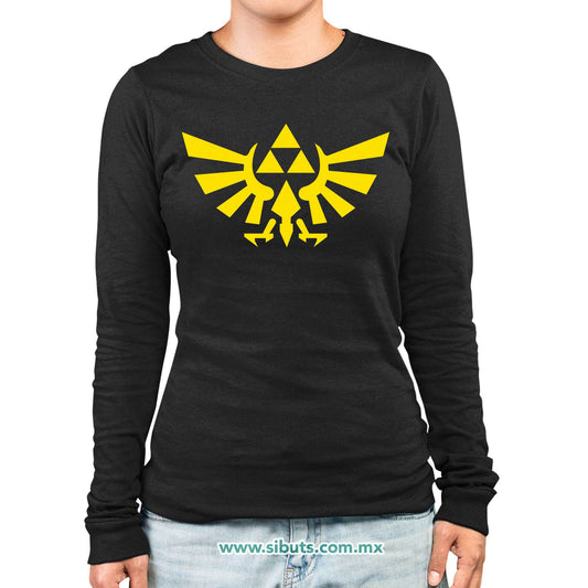 Playera Mujer Manga Larga The Legend Of Zelda